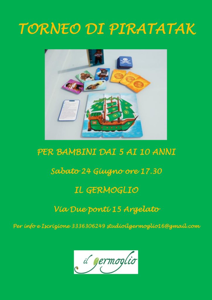 Torneo di Piratatak per Bambini dai 5 ai 10 anni!
